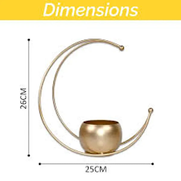 Gold And Black Modern Decorative & Wall Clock With Ornamental Design