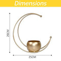 Gold And Black Modern Decorative & Wall Clock With Ornamental Design