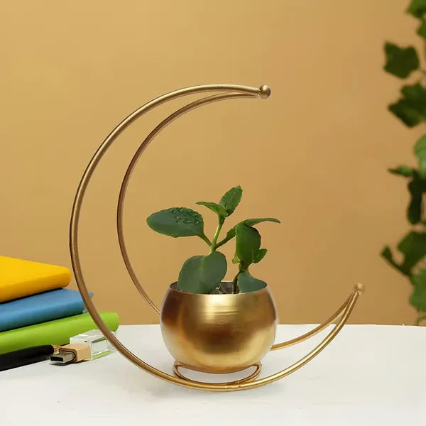 Gold And Black Modern Decorative & Wall Clock With Ornamental Design