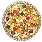 Assorted Miniature Desserts And Sweets Collection In Decorative Tray