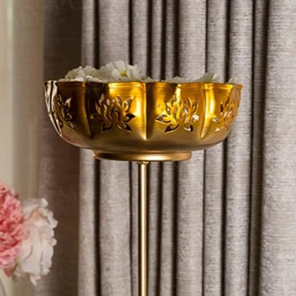 Gold Decorative Pedestal Bowl Set